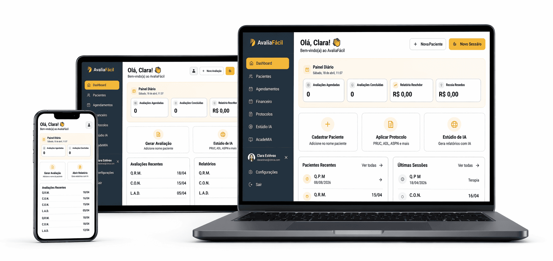 AvaliaFácil em dispositivos